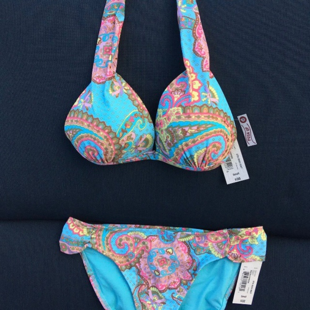 NWT Arizona Jean Co 2 Pc Bikini Sz Small